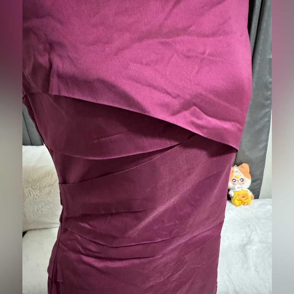 Ann Taylor Petite Deep Purple Dress - Picture 2 of 5